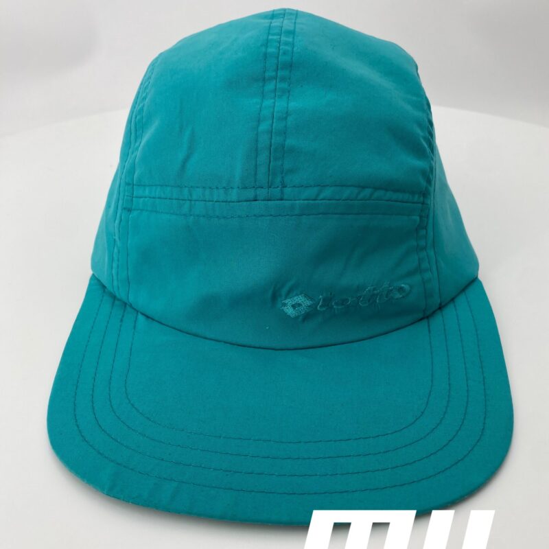 Upcycled custom 5 panel cap Lotto